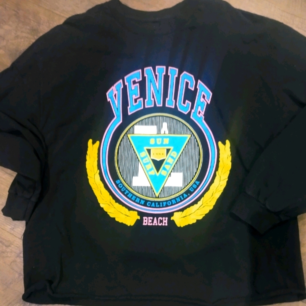 J GALT/ BRANDY MELVILLE  LONG SLEEVE  CROP